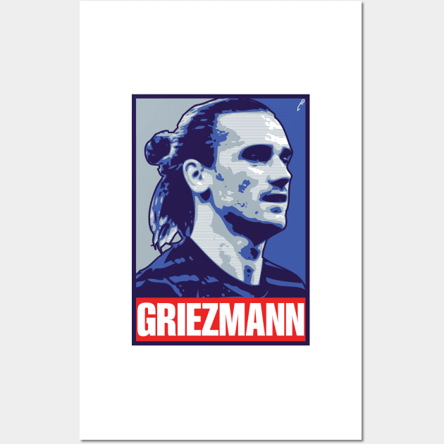 Griezmann - FRANCE Wall Art by DAFTFISH